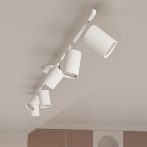 Mennyezeti lámpa LEMMI 6L 6xGU10 Fehér Modern SOLLUX