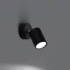 Fali lámpa égő LEMMI 1 GU10 Fekete Minimalista SOLLUX