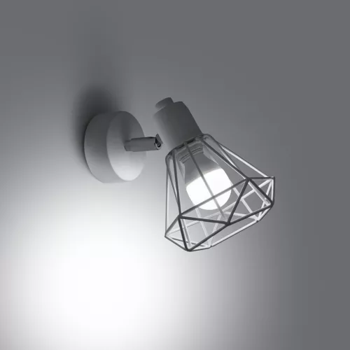 Fali lámpa ARTEMIS 1 E14 Fehér Modern SOLLUX
