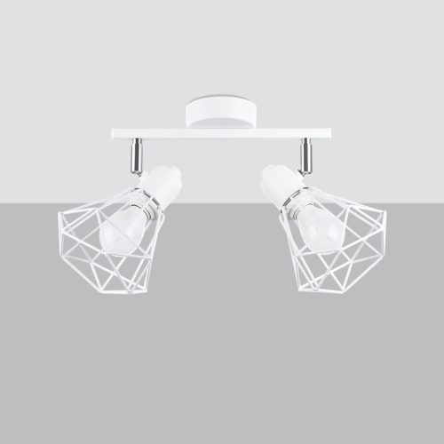 Mennyezeti lámpa ARTEMIS 2 2xE14 Fehér Modern SOLLUX