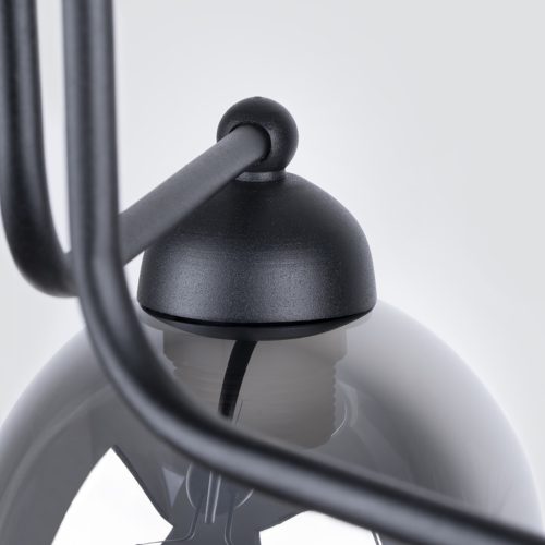 Mennyezeti lámpa FILLAN 3 Csillár 3xE27 Fekete Modern SOLLUX