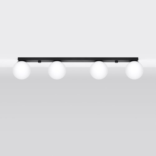 Mennyezeti lámpa YOLI 4 4xG9 Fekete Modern SOLLUX