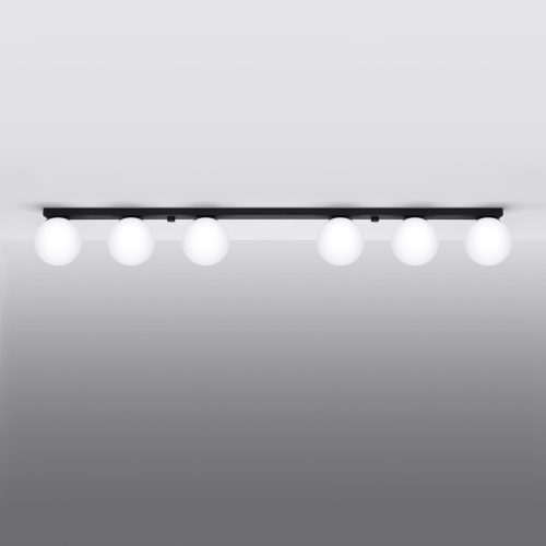 Mennyezeti lámpa YOLI 6 6xG9 Fekete Modern SOLLUX