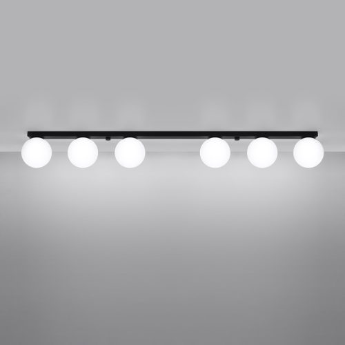 Mennyezeti lámpa YOLI 6 6xG9 Fekete Modern SOLLUX