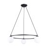 YOLI 3 Mennyezeti függőlámpa csillár 3xG9 Fekete Modern SOLLUX