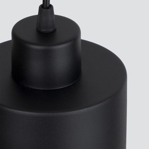 SAVAR 3 3xE27 Mennyezeti függőlámpa Fekete Modern SOLLUX