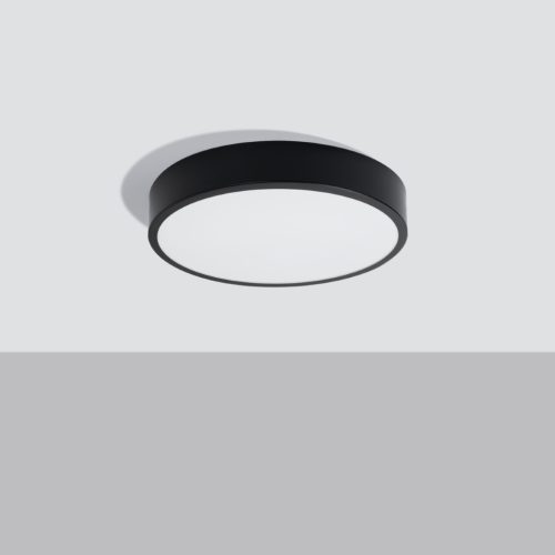 Mennyezeti lámpa ONYX 40 LED 23W 3000K 1890lm Fekete Minimalista SOLLUX