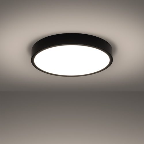 Mennyezeti lámpa ONYX 50 LED 32W 3000K 2539lm Fekete Minimalista SOLLUX