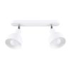 Mennyezeti lámpa ELBA 2xE27 Spotlámpa mozgatható fehér loft SOLLUX