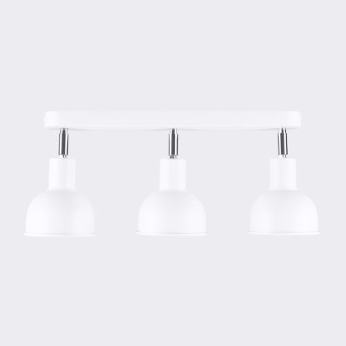 Mennyezeti lámpa ELBA 3xE27 Spotlámpa mozgatható fehér loft SOLLUX