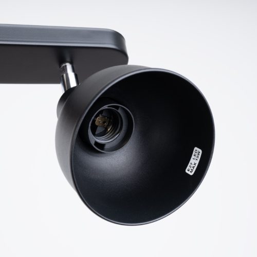 Mennyezeti lámpa ELBA 2xE27 Spotlámpa Mozgatható Fekete Loft SOLLUX