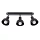 Mennyezeti lámpa ELBA 3xE27 Spotlámpa Mozgatható Fekete Loft SOLLUX