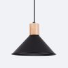 JAGA E27 fekete, skandináv függőlámpa SOLLUX
