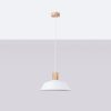 FANO E27 fehér skandináv függőlámpa SOLLUX