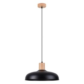 INDY E27 fekete, skandináv függőlámpa SOLLUX