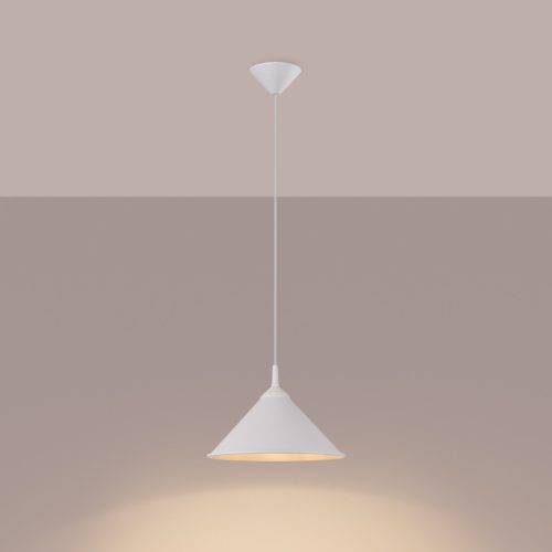 Mennyezeti függőlámpa ZUMA E27 fehér skandináv SOLLUX