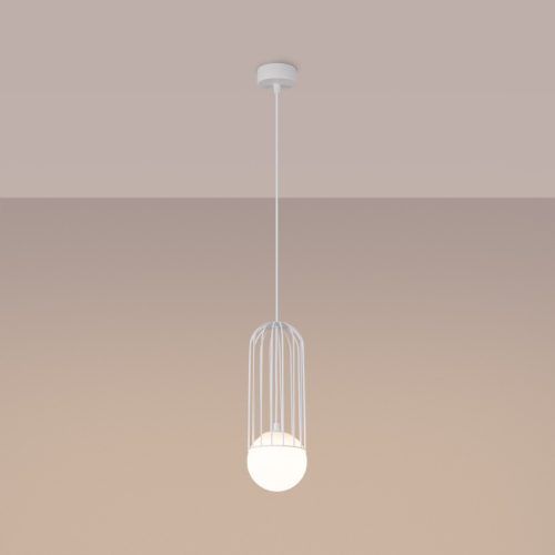 BRINA 1 G9 fehér modern mennyezeti függőlámpa SOLLUX