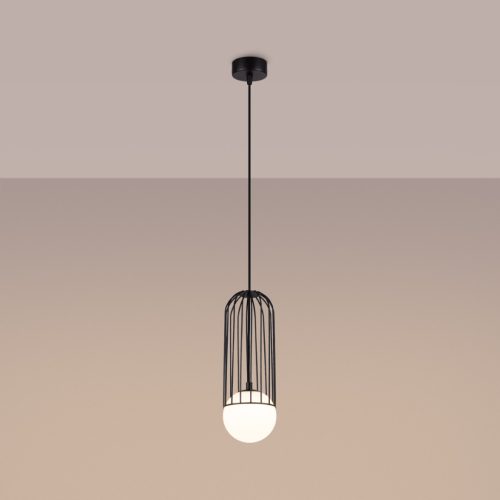 BRINA 1 G9 fekete modern mennyezeti függőlámpa SOLLUX