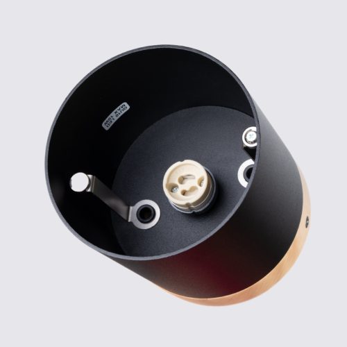 Felületre szerelhető mennyezeti lámpa RIF GU10 Fekete skandináv cső SOLLUX