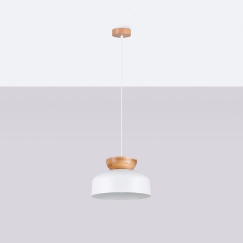 MARION E27 fehér skandináv függőlámpa SOLLUX