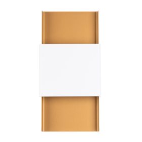 Fali lámpa lámpatest DURLIN 2xG9 Gold White Modern SOLLUX