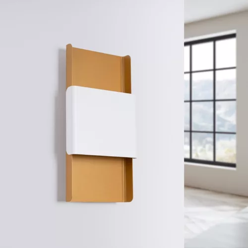 Fali lámpa lámpatest DURLIN 2xG9 Gold White Modern SOLLUX