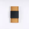 Fali lámpa lámpatest DURLIN 2xG9 Gold Black Modern SOLLUX