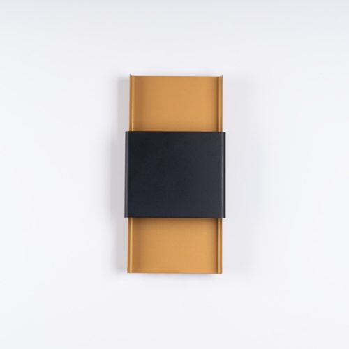Fali lámpa lámpatest DURLIN 2xG9 Gold Black Modern SOLLUX