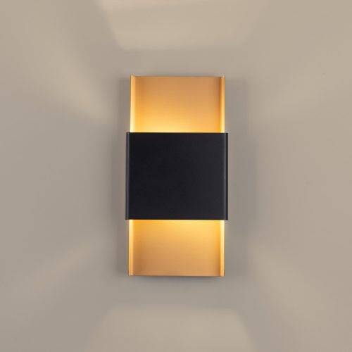 Fali lámpa lámpatest DURLIN 2xG9 Gold Black Modern SOLLUX