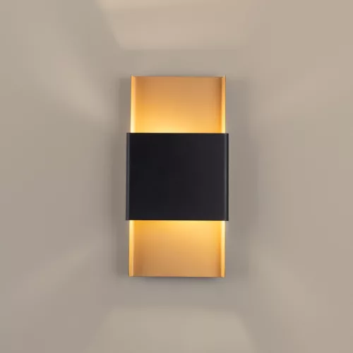 Fali lámpa lámpatest DURLIN 2xG9 Gold Black Modern SOLLUX