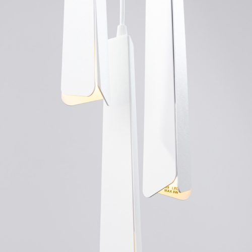 Mennyezeti függőlámpa PRYSM 3P 3xG9 Fehér skandináv SOLLUX