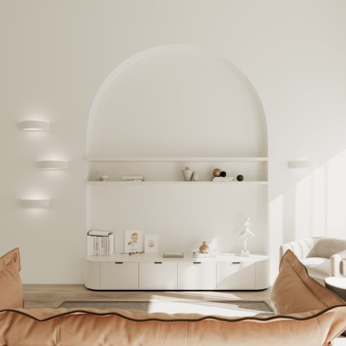 Fali lámpa égő ATENA 30 E27 kerámia Modern SOLLUX