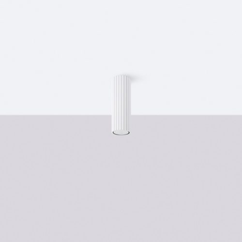 Mennyezeti lámpa, felületre szerelhető, cső alakú spotlámpa GU10, fehér, karbon, Deep Space, SL.1531, Sollux