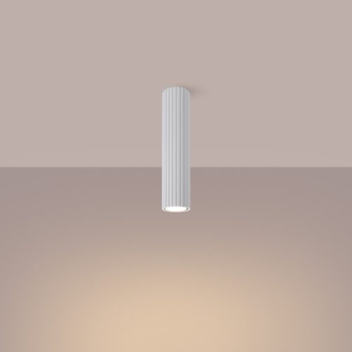 Mennyezeti lámpa, felületre szerelhető, cső alakú spotlámpa, GU10, fehér, karbon, Deep Space, SL.1532, Sollux