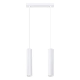   Mennyezeti lámpa, cső alakú spotlámpa, 2x GU10, fehér, karbon, Deep Space, SL.1536, Sollux