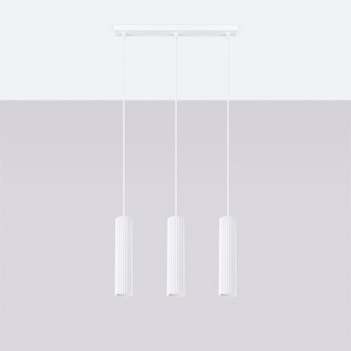 Mennyezeti Lámpa Függő Cső Spot 3x GU10 Fehér Karbon Deep Space SL.1537 Sollux