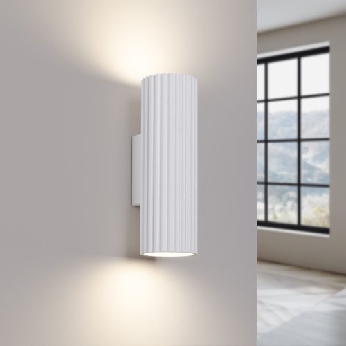 Fali Lámpa Sconce Reflektor Cső Spot 2x GU10 Fehér Karbon Deep Space SL.1647 Sollux