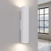 Fali Lámpa Sconce Tuba Spot 2x GU10 Fehér Karbon Deep Space SL.1539 Sollux