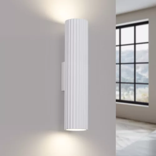 Fali Lámpa Sconce Tuba Spot 2x GU10 Fehér Karbon Deep Space SL.1539 Sollux