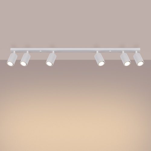 Mennyezeti Lámpa Spot Cső Spot 6x GU10 Fehér Karbon Deep Space SL.1547 Sollux