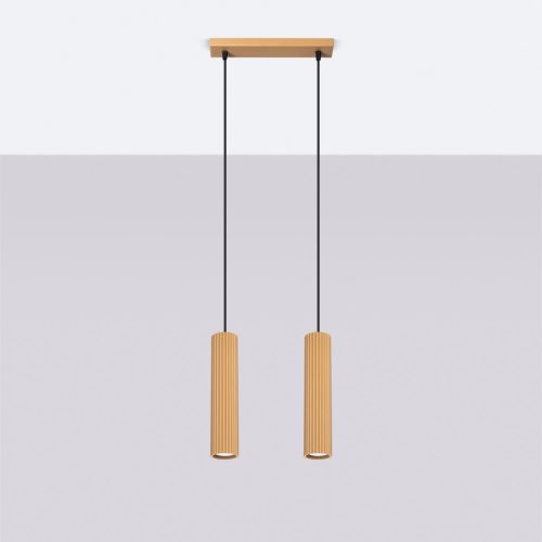 Mennyezeti lámpa, cső alakú spotlámpa, 2x GU10, arany, karbon, Deep Space, SL.1555, Sollux