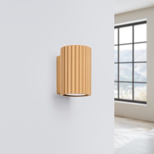 Fali lámpa, reflektor, cső alakú spotlámpa, GU10, arany, karbon, Deep Space, SL.1650, Sollux