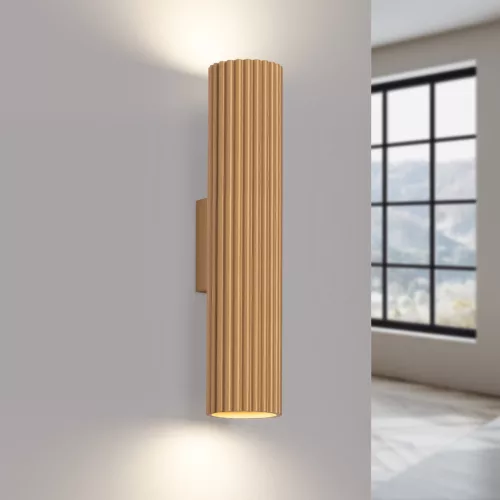 Fali Lámpa Sconce Cső Spot 2x GU10 Arany Karbon Deep Space SL.1558 Sollux