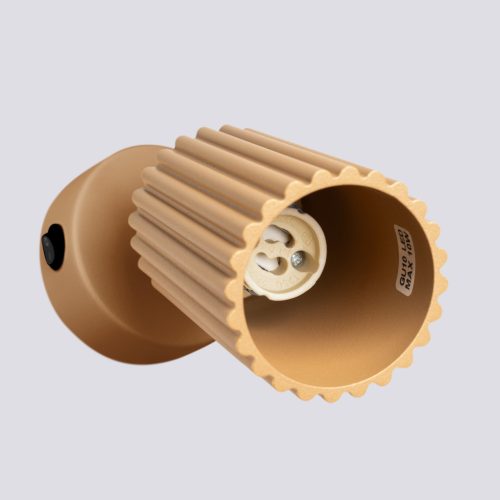 Fali lámpa, reflektor, cső alakú spotlámpa, GU10, arany, karbon, Deep Space, SL.1560, Sollux