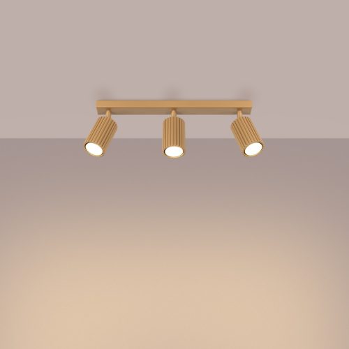 Mennyezeti Lámpa Spot Cső 3x GU10 Arany Szén Deep Space SL.1562 Sollux