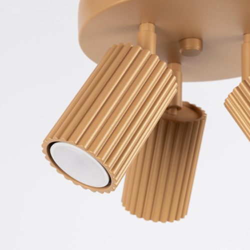 Mennyezeti Lámpa Mennyezeti Lámpa Cső Spot 3x GU10 Arany Szén Deep Space SL.1563 Sollux