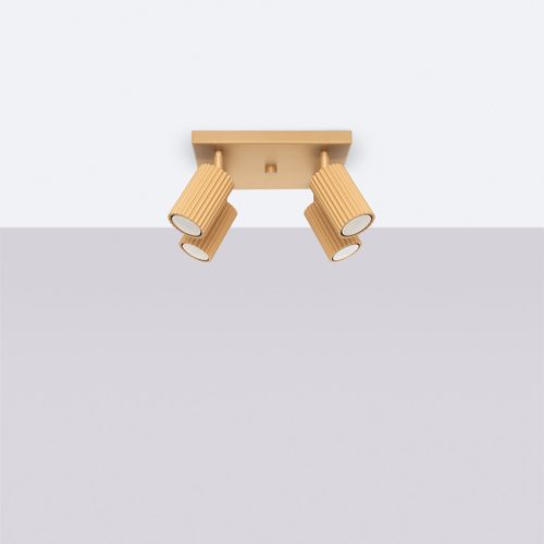 Mennyezeti Lámpa Spot Cső 4x GU10 Arany Szén Deep Space SL.1564 Sollux