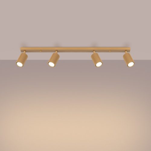 Mennyezeti Lámpa Spot Cső 4x GU10 Arany Szén Deep Space SL.1565 Sollux