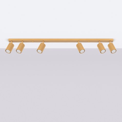 Mennyezeti Lámpa Spot Cső 6x GU10 Arany Szén Deep Space SL.1566 Sollux