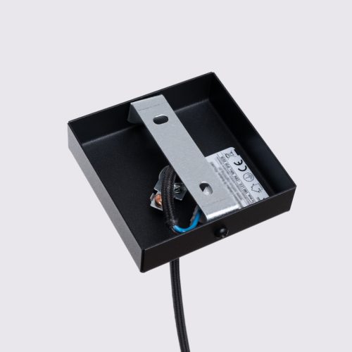 Mennyezeti lámpa, cső alakú spotlámpa, GU10, fekete, karbon, Deep Space, SL.1573, Sollux